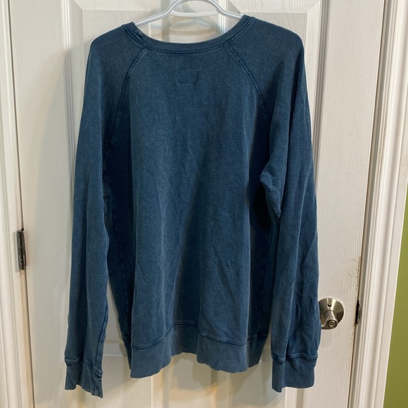 Mossimo Supply Denim Blue Cotton Long Sleeve Crew Neck Men’s Size XL Fall Winter - Picture 7 of 7